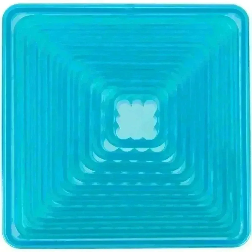 3/$25🔥Ate 9-Piece Plastic Fluted Square Cu
